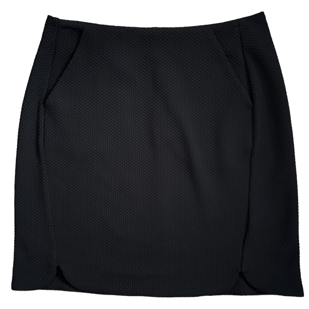 Black Lauren Conrad Textured Pencil Skirt